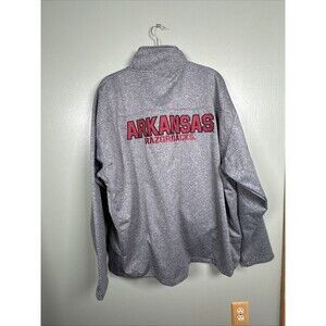 Arkansas Razorbacks Knights Apparel Full-Zip Softshell Jacket Men’s‎ Sz 2XL